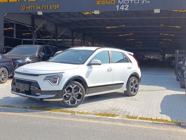 Used Kia Niro II, 1.6 l, 2024 in Ajman by Zeno Motors Fze, White color. Korean Specs | AUTO.AE