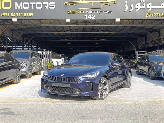 Подержанный Kia Stinger I, 2.0 л, 2019 в ОАЭ, Аджман от Zeno Motors Fze Синий цвет. Корейская | AUTO.AE | Объявление #278026
