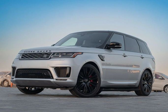Used Land Rover Range Rover Sport P525 II Facelift, 5.0 l, 2019 in Ajman by AMG Cars, Silver color. American Specs | AUTO.AE