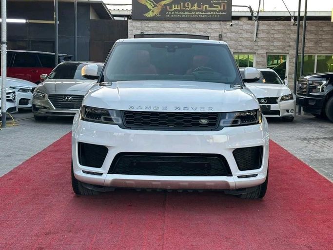 Подержанный Land Rover Range Rover Sport P340 II Рестайлинг, 3.0 л, 2018 в Аджмане от Al Jernas Used Cars Trading FZE Белый цвет. GCC | AUTO.AE