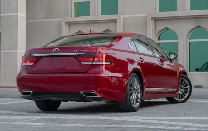 Used Lexus LS 460 L IV Facelift 2, 4.6 l, 2015 in Ajman by AMG Cars, Red color. American Specs | AUTO.AE