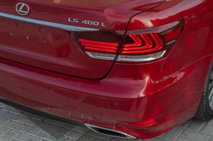 Used Lexus LS 460 L IV Facelift 2, 4.6 l, 2015 in Ajman by AMG Cars, Red color. American Specs | AUTO.AE