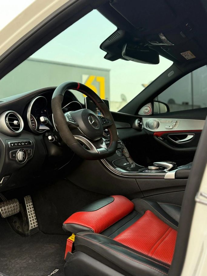 Used Mercedes-Benz C-Class AMG 63 AMG S IV (W205), 4.0 l, 2016 in Ajman by Abu Rashid Cars , White color. GCC Specs | AUTO.AE