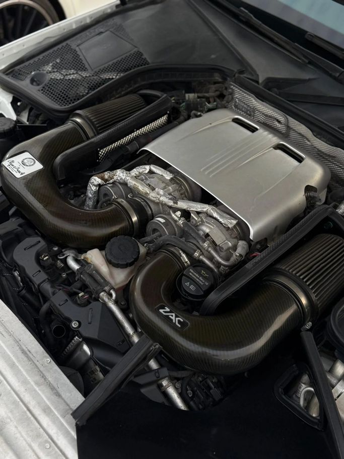 Used Mercedes-Benz C-Class AMG 63 AMG S IV (W205), 4.0 l, 2016 in Ajman by Abu Rashid Cars , White color. GCC Specs | AUTO.AE