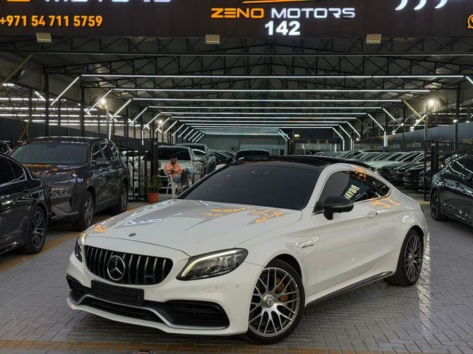 Подержанный Mercedes-Benz C-Class AMG 63 AMG S IV (W205) Рестайлинг, 4.0 л, 2020 в ОАЭ, Аджман от Zeno Motors Fze Белый цвет. Корейская | AUTO.AE | Объявление #277928