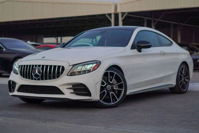 Used Mercedes-Benz C-Class 300 IV (W205) Facelift, 2.0 l, 2020 in Ajman by AMG Cars, White color. American Specs | AUTO.AE