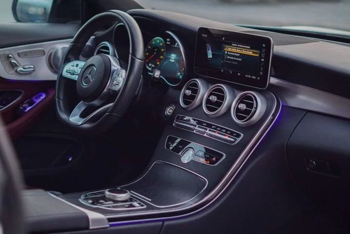 Used Mercedes-Benz C-Class 300 IV (W205) Facelift, 2.0 l, 2020 in Ajman by AMG Cars, White color. American Specs | AUTO.AE