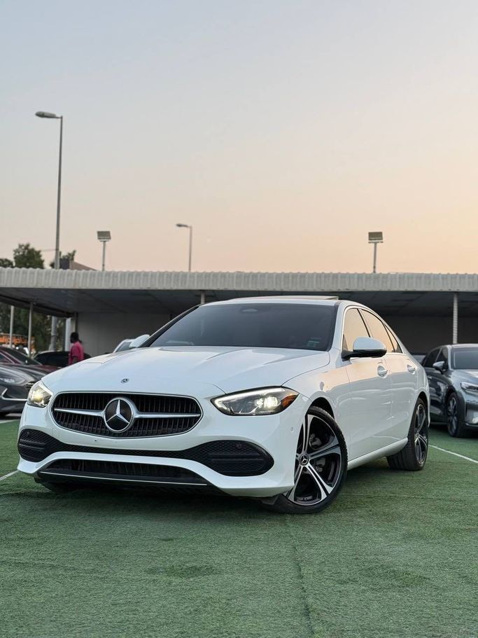 Used Mercedes-Benz C-Class 300 V (W206), 2.0 l, 2024 in Ajman by Syria Motors, White color. American Specs | AUTO.AE