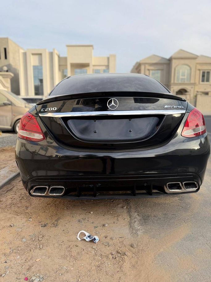 Used Mercedes-Benz C-Class 200 IV (W205) Facelift, 2.0 l, 2018 in Ajman, Black color. GCC Specs | AUTO.AE