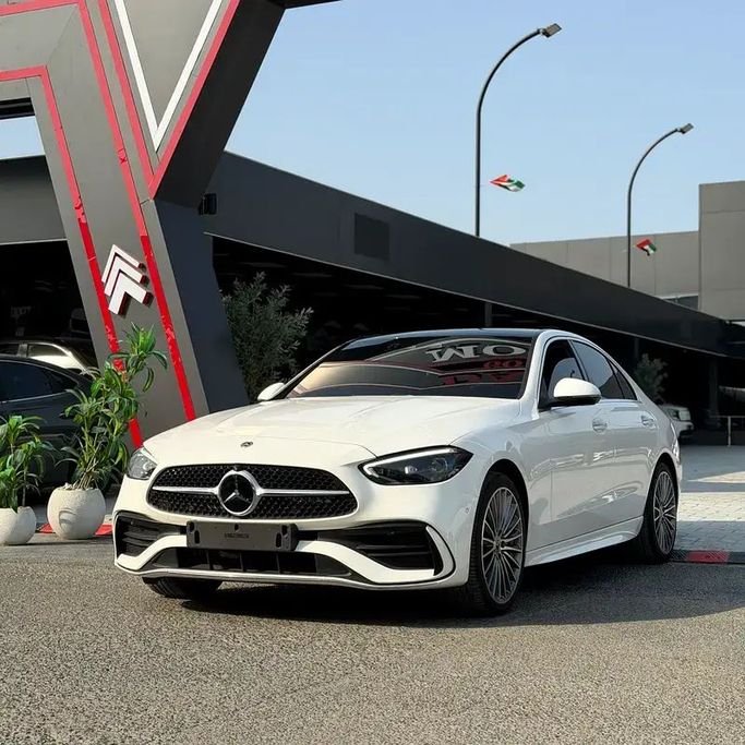 Used Mercedes-Benz C-Class 300 V (W206), 2.0 l, 2022 in Ajman by Damascus Motors , White color. Korean Specs | AUTO.AE