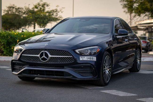Used Mercedes-Benz C-Class 300 V (W206), 2.0 l, 2022 in Ajman by WorldWideAuto FZC, Navy Blue color. American Specs | AUTO.AE | Listing #270223
