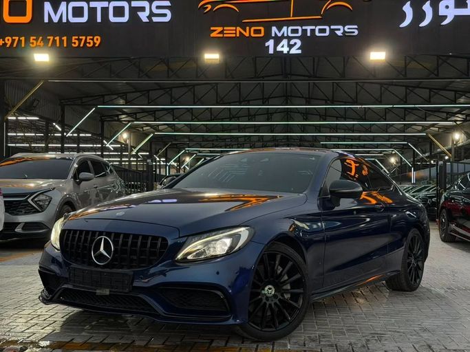 Подержанный Mercedes-Benz C-Class 200 IV (W205), 2.0 л, 2017 в ОАЭ, Аджман от Zeno Motors Fze Синий цвет. Корейская | AUTO.AE | Объявление #277919