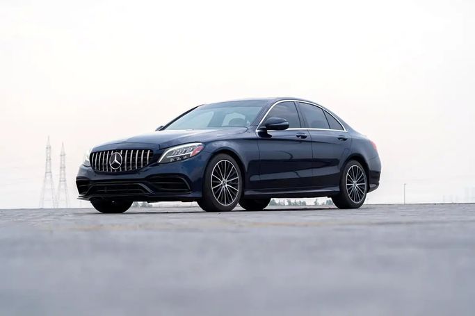 Подержанный Mercedes-Benz C-Class 300 IV (W205) Рестайлинг, 2.0 л, 2020 в ОАЭ, Аджман от AMG Cars Синий цвет. Американская | AUTO.AE | Объявление #278652