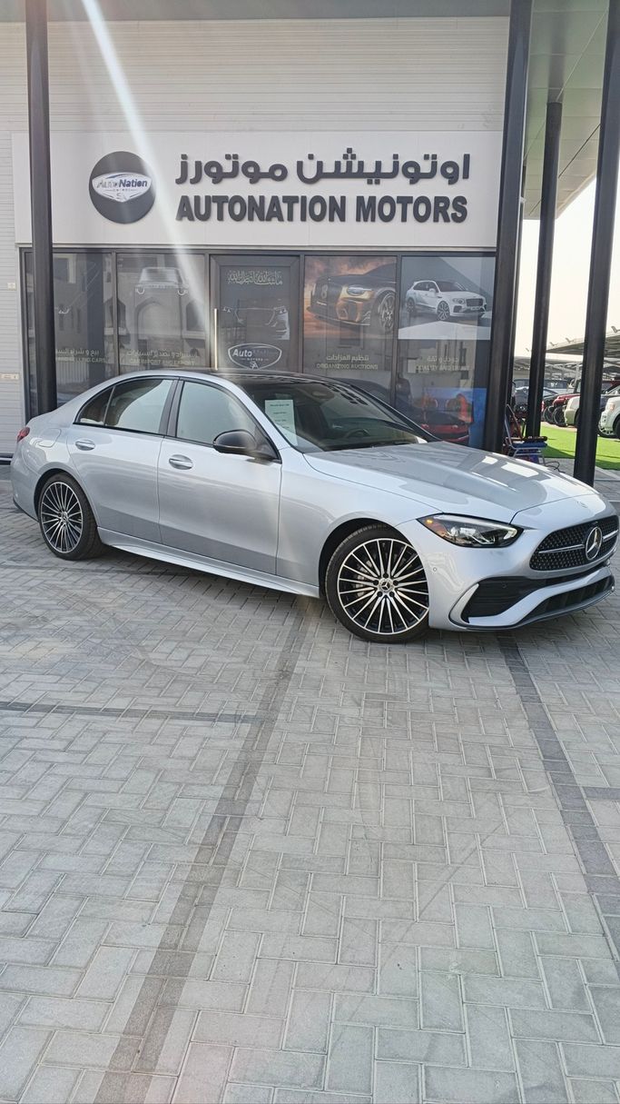Used Mercedes-Benz C-Class 300 V (W206), 2.0 l, 2024 in UAE, Ajman by AUTONATION MOTORS, Grey color. American Specs | AUTO.AE | Listing #279154