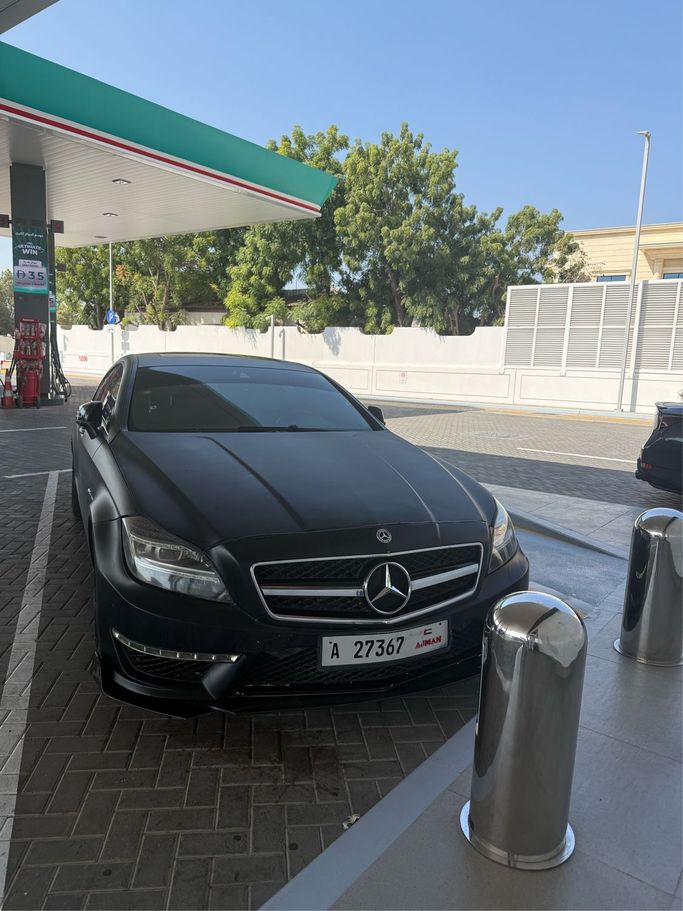 Used Mercedes-Benz CLS AMG 63 AMG II (W218), 5.5 l, 2012 in Ajman, Black color. GCC Specs | AUTO.AE