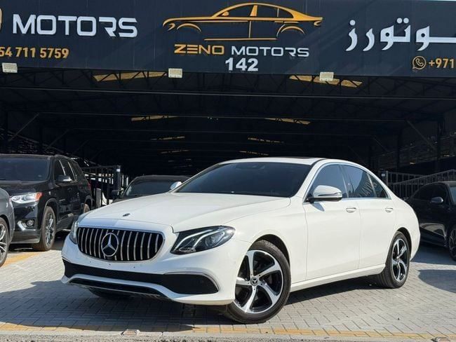 Used Mercedes-Benz E-Class 250 V (W213, S213, C238) Facelift, 2.0 l, 2020 in Ajman by Zeno Motors Fze, White color. Korean Specs | AUTO.AE