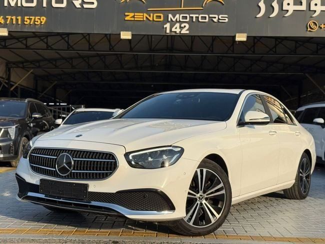 Подержанный Mercedes-Benz E-Class 250 V (W213, S213, C238), 2.0 л, 2021 в Аджмане от Zeno Motors Fze Белый цвет. Корейская | AUTO.AE