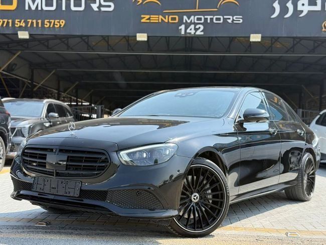 Подержанный Mercedes-Benz E-Class 450 V (W213, S213, C238) Рестайлинг, 3.0 л, 2021 в Аджмане от Zeno Motors Fze Черный цвет. Корейская | AUTO.AE