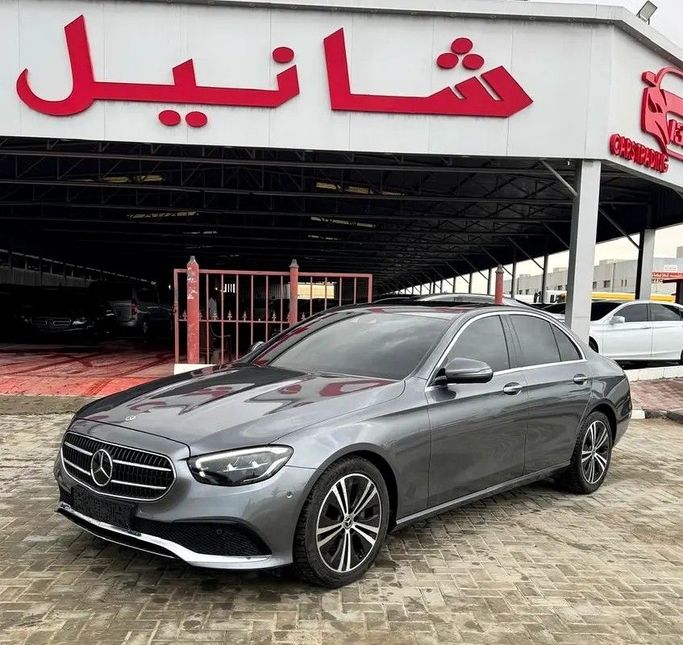 Used Mercedes-Benz E-Class 250 V (W213, S213, C238), 2.0 l, 2021 in Ajman by CHANEL MOTORS, Grey color. Korean Specs | AUTO.AE