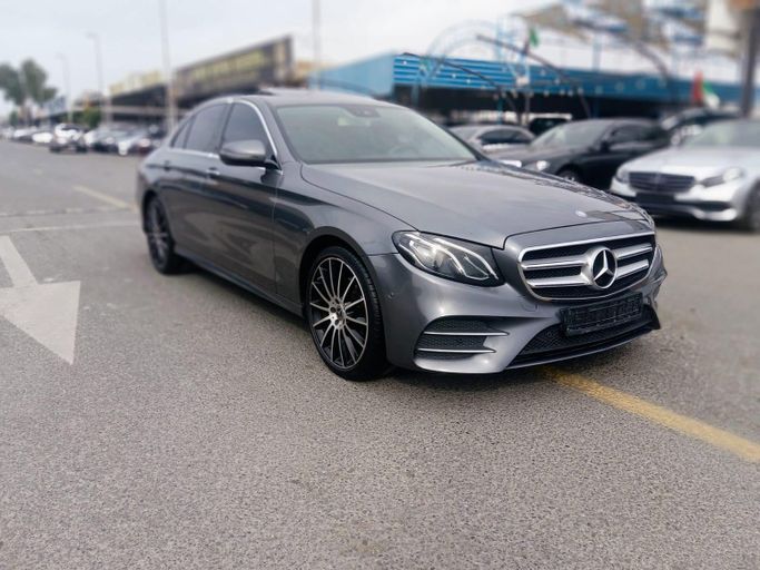 Used Mercedes-Benz E-Class 200 V (W213, S213, C238), 2.0 l, 2018 in Ajman by AL FAYHA CARS, Grey color. Korean Specs | AUTO.AE | Listing #264269