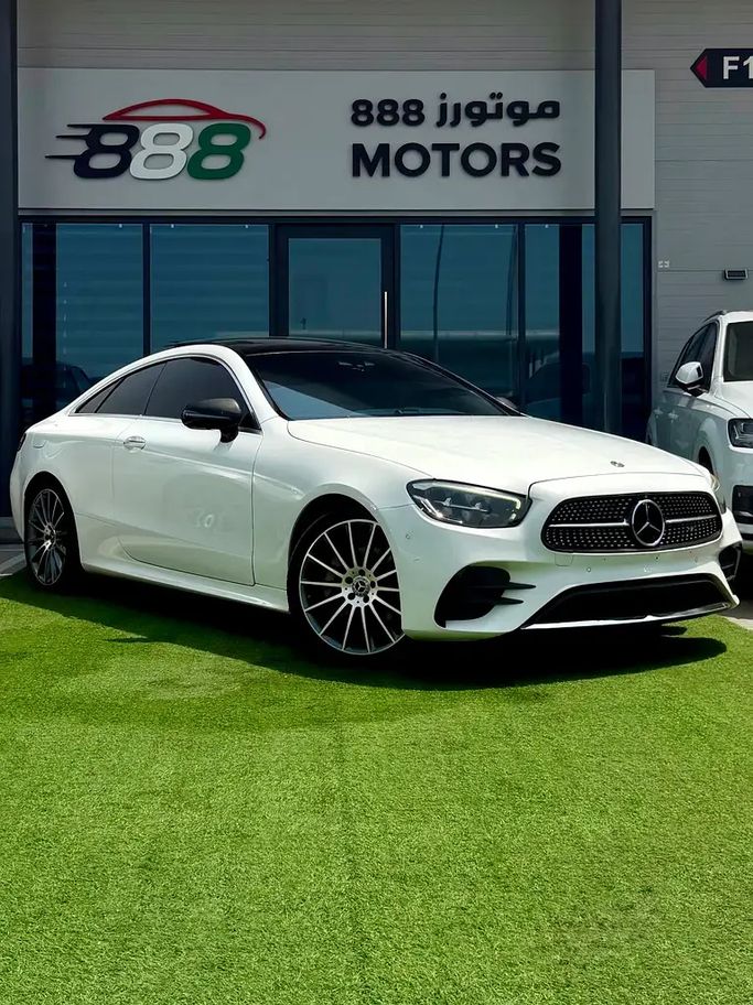 Used Mercedes-Benz E-Class 450 V (W213, S213, C238) Facelift, 3.0 l, 2021 in UAE, Ajman by Al Hilal Motors, White color. Korean Specs | AUTO.AE | Listing #282623