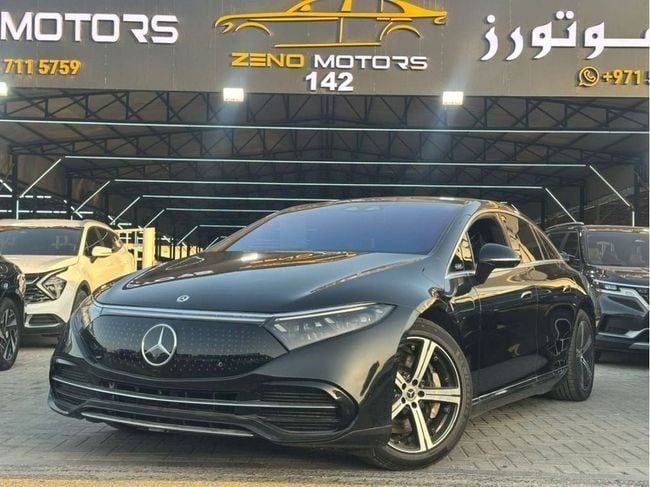 Подержанный Mercedes-Benz EQS 450+, 2022 в Аджмане от Zeno Motors Fze Черный цвет. Корейская | AUTO.AE