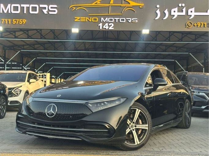 Подержанный Mercedes-Benz EQS 450, 2022 в ОАЭ, Аджман от Zeno Motors Fze Черный цвет. Корейская | AUTO.AE | Объявление #278061