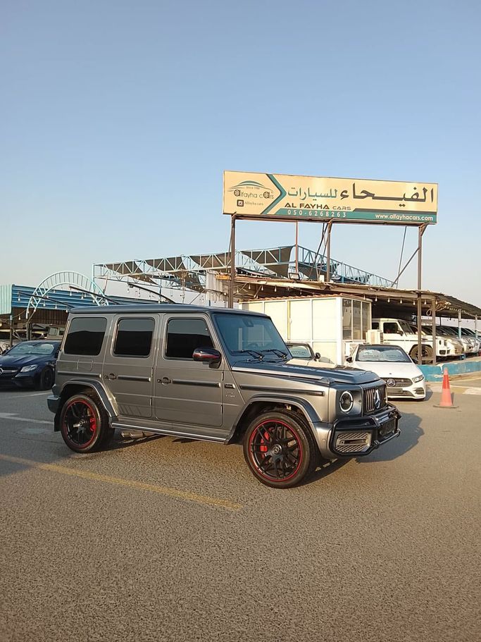 Подержанный Mercedes-Benz G-Class AMG 63 AMG II (W463), 4.0 л, 2019 в Аджмане от AL FAYHA CARS Серый цвет. Европейская | AUTO.AE | Объявление #267735