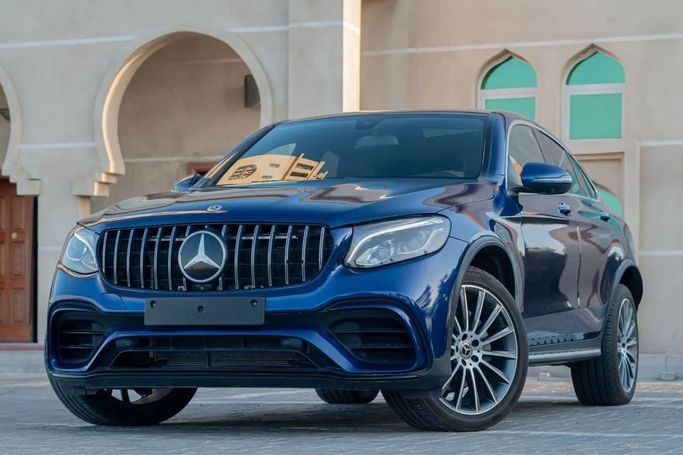 Used Mercedes-Benz GLC 300 I (X253), 2.0 l, 2018 in Ajman by AMG Cars, Blue color. American Specs | AUTO.AE