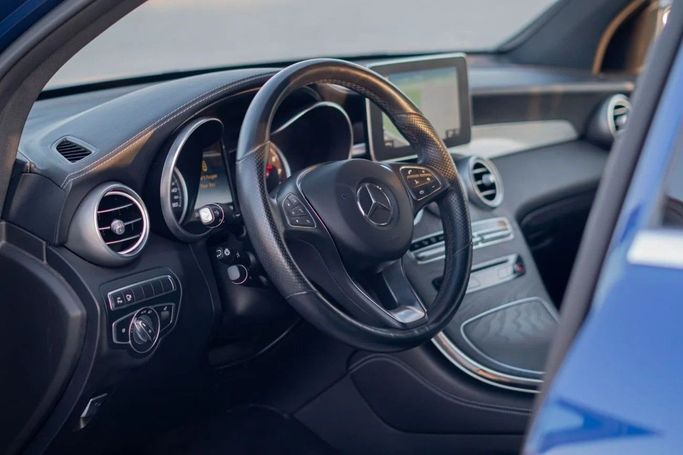 Used Mercedes-Benz GLC 300 I (X253), 2.0 l, 2018 in Ajman by AMG Cars, Blue color. American Specs | AUTO.AE