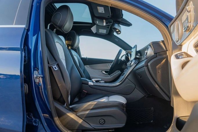 Used Mercedes-Benz GLC 300 I (X253), 2.0 l, 2018 in Ajman by AMG Cars, Blue color. American Specs | AUTO.AE