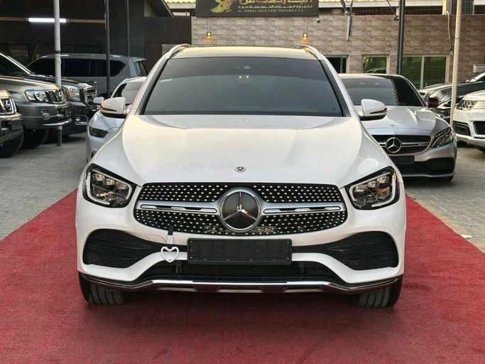 Used Mercedes-Benz GLC 200 I (X253) Facelift, 2.0 l, 2021 in Ajman by Al Jernas Used Cars Trading FZE, White color. GCC Specs | AUTO.AE