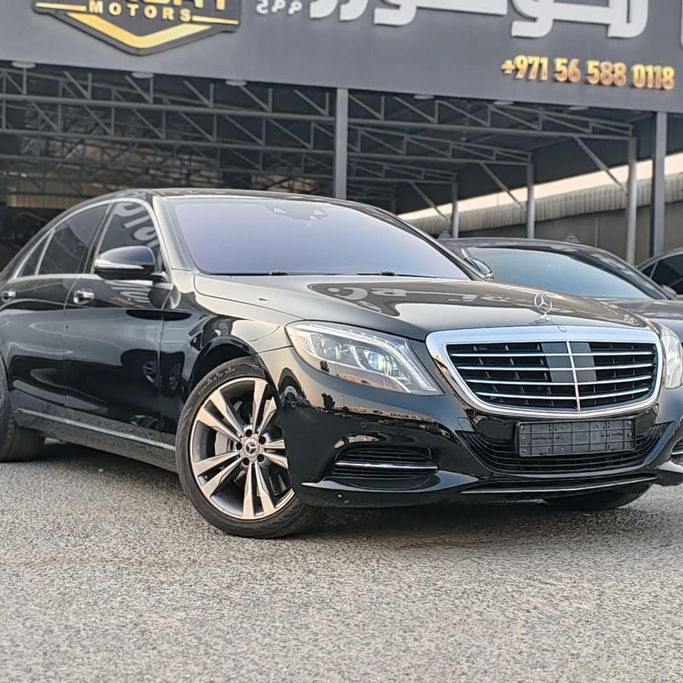 مستعملة Mercedes-Benz S-Class 500 السادس (W222، C217), 4.7 l, 2015 في في عجمان من Luxury Motors، اللون أسود. المواصفات الكورية | AUTO.AE