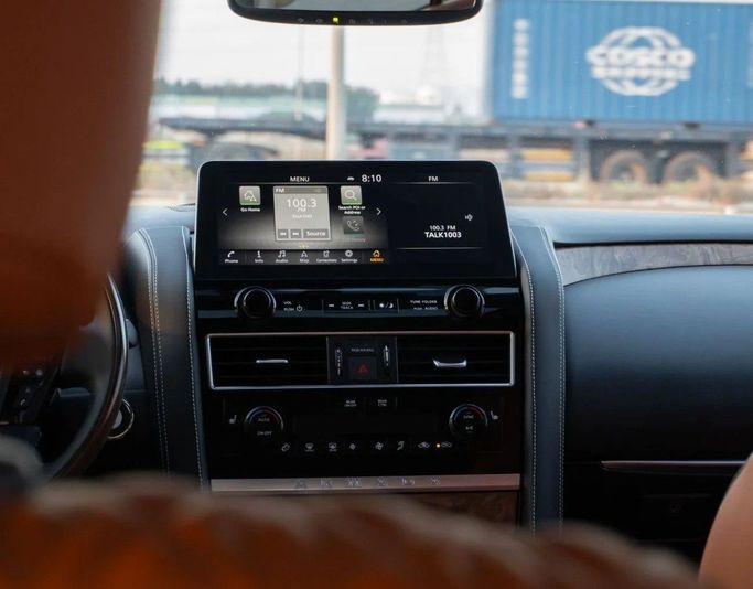 Подержанный Nissan Armada II Рестайлинг, 5.6 л, 2021 в Аджмане от AMG Cars Черный цвет. Американская | AUTO.AE