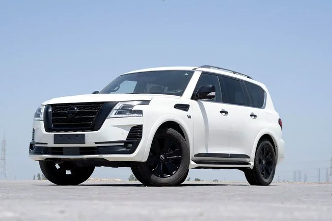 مستعملة Nissan Armada فيس ليفت الثاني, 5.6 l, 2020 في في الإمارات, عجمان من AMG Cars، اللون أبيض. المواصفات الأمريكية | AUTO.AE | إعلان #278644