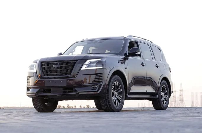 مستعملة Nissan Armada ثانياً, 5.6 l, 2018 في في الإمارات, عجمان من AMG Cars، اللون بني. المواصفات الأمريكية | AUTO.AE | إعلان #278664
