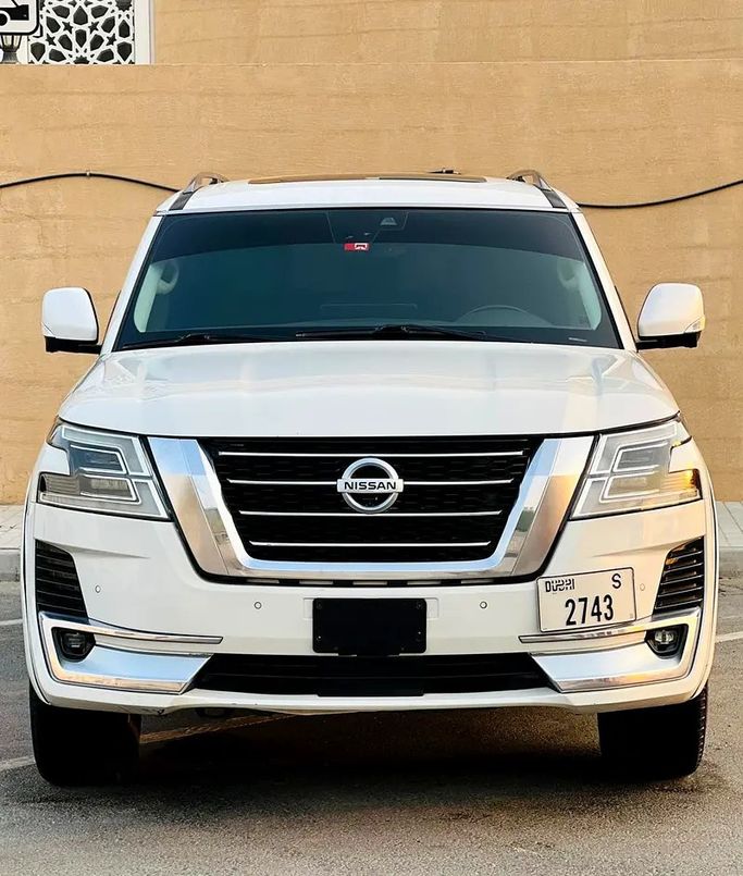 مستعملة Nissan Armada فيس ليفت الثاني, 5.6 l, 2021 في في الإمارات, عجمان من AMG Cars، اللون أبيض. المواصفات الأمريكية | AUTO.AE | إعلان #278692