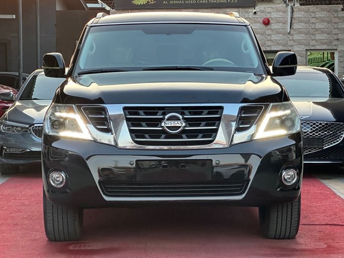 مستعملة Nissan Patrol عملية فيس ليفت VI (Y62), 4.0 l, 2018 في في عجمان من Al Jernas Used Cars Trading FZE، اللون أسود. مواصفات الخليج | AUTO.AE | إعلان #269257