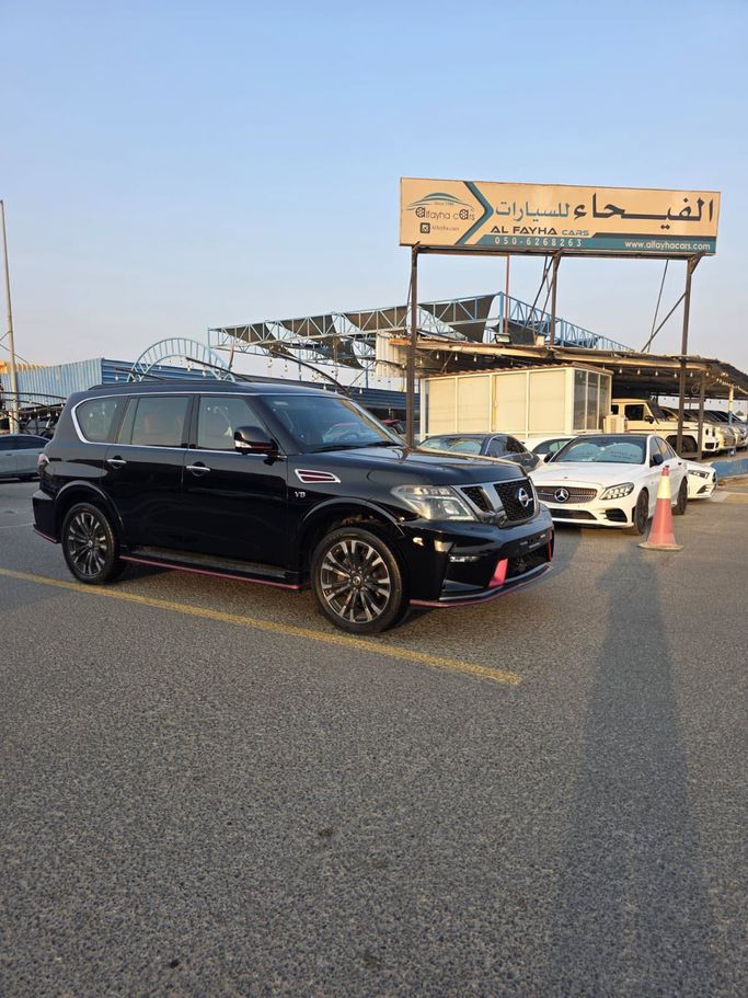 مستعملة Nissan Patrol عملية فيس ليفت VI (Y62), 5.6 l, 2018 في في الإمارات, عجمان من AL FAYHA CARS، اللون أسود. مواصفات الخليج | AUTO.AE | إعلان #275790