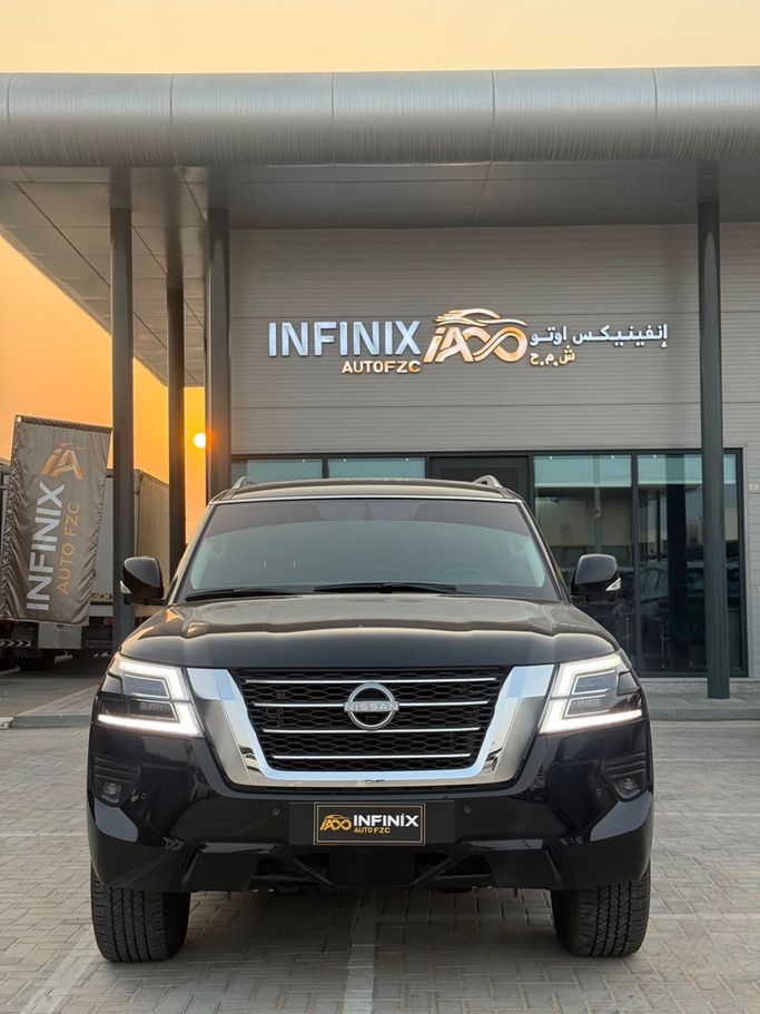مستعملة Nissan Patrol عملية فيس ليفت VI (Y62) 2, 5.6 l, 2024 في في الإمارات, عجمان من INFINIX AUTO FZC، اللون أسود. مواصفات الخليج | AUTO.AE | إعلان #278125