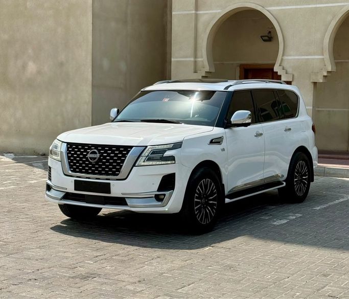 Подержанный ⁦Nissan Patrol VI (Y62), 5.6 л, 2013⁩ в ОАЭ, Аджман от SAEED MOTORS Белый цвет. GCC | AUTO.AE | Объявление #288155