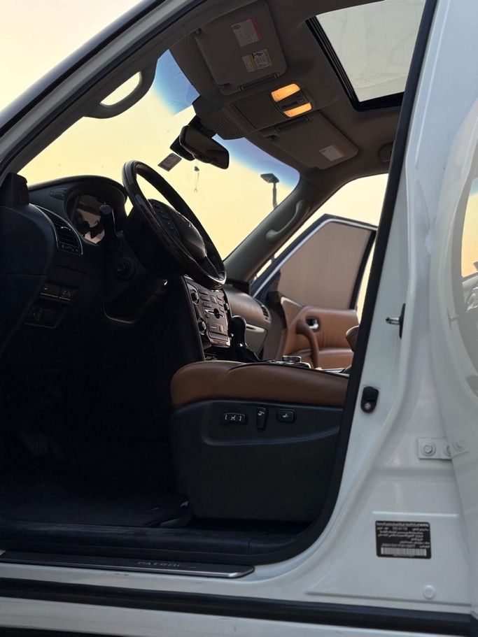 Подержанный ⁦Nissan Patrol VI (Y62) Рестайлинг, 5.6 л, 2015⁩ в ОАЭ, Аджман от GOLDEN GEARS Белый цвет. GCC | AUTO.AE | Объявление #290025