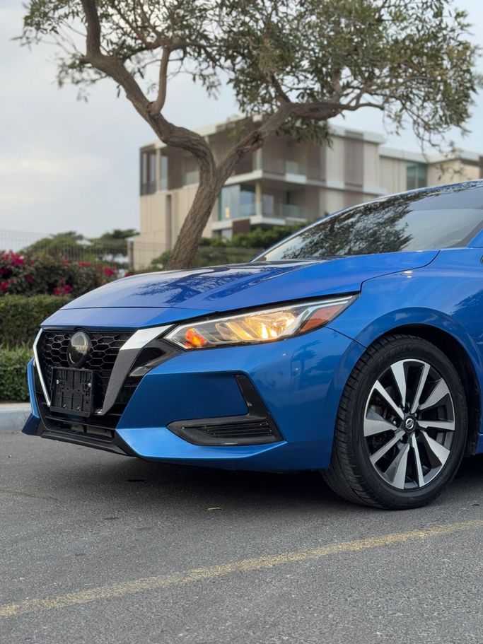 Used Nissan Sentra VIII (B18), 2.0 l, 2023 in Ajman, Blue color. American Specs | AUTO.AE