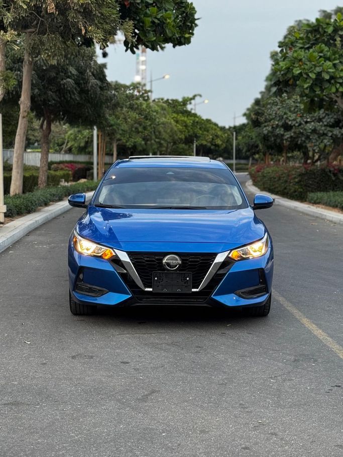 Used Nissan Sentra VIII (B18), 2.0 l, 2023 in Ajman, Blue color. American Specs | AUTO.AE