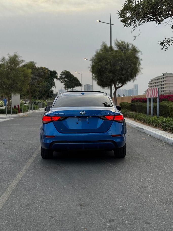 Used Nissan Sentra VIII (B18), 2.0 l, 2023 in Ajman, Blue color. American Specs | AUTO.AE