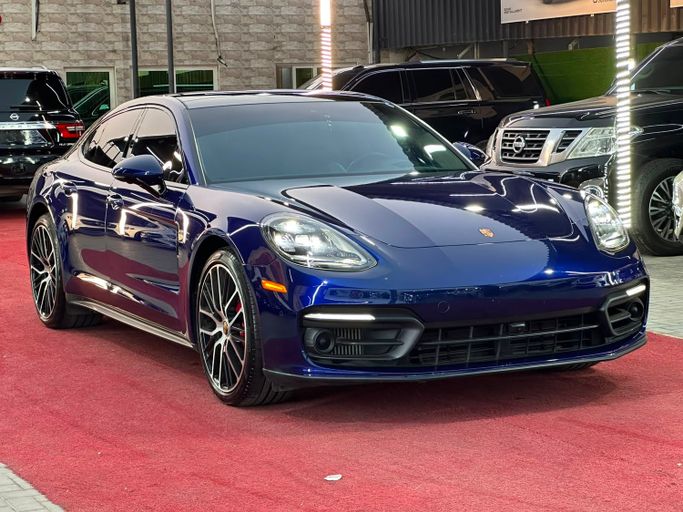 Подержанный ⁦Porsche Panamera 4S Sport Turismo II (971.2) Рестайлинг, 2.9 л, 2022⁩ в ОАЭ, Аджман от DEAL CARS Синий цвет. Американская | AUTO.AE | Объявление #288125