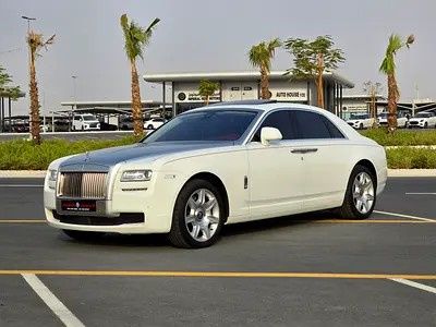 Used Rolls-Royce Ghost Black Badge RR4 Series II, 6.6 l, 2014 in UAE, Ajman by ALWAJAHA AUTO, Beige color. GCC Specs | AUTO.AE | Listing #282547 — photo 2 of 7