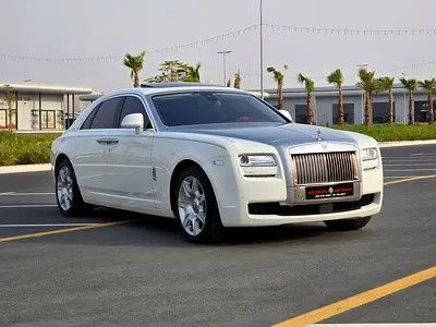 Used Rolls-Royce Ghost Black Badge RR4 Series II, 6.6 l, 2014 in UAE, Ajman by ALWAJAHA AUTO, Beige color. GCC Specs | AUTO.AE | Listing #282547 — photo 3 of 7