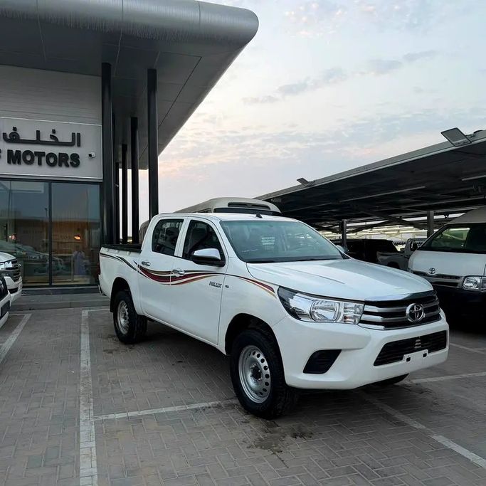 Подержанный ⁦Toyota Hilux VIII, 2.7 л, 2021⁩ в ОАЭ, Аджман от AL KHALAF CARS FZE Белый цвет. GCC | AUTO.AE | Объявление #290960