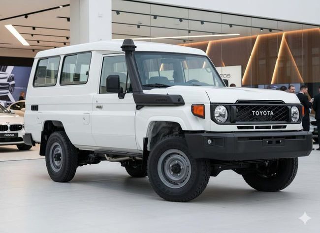 Новый Toyota Land Cruiser 70 Series Рестайлинг 2, 4.2 л, 2025 в Аджмане от MAKKI MOTORS Белый цвет. Other | AUTO.AE